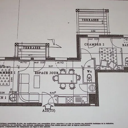 Le Jardin Alpin Apartamento *